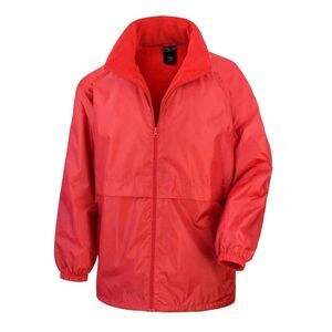 Result Core Mens Microfleece Lined Jacket / Red